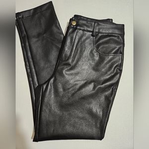 Boston proper faux leather pant